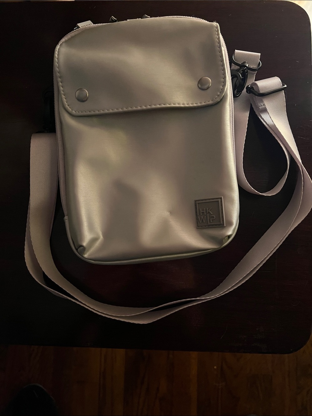 IHKWIP Silver Women's Crossbody Bag - Compact Everyday Carry
